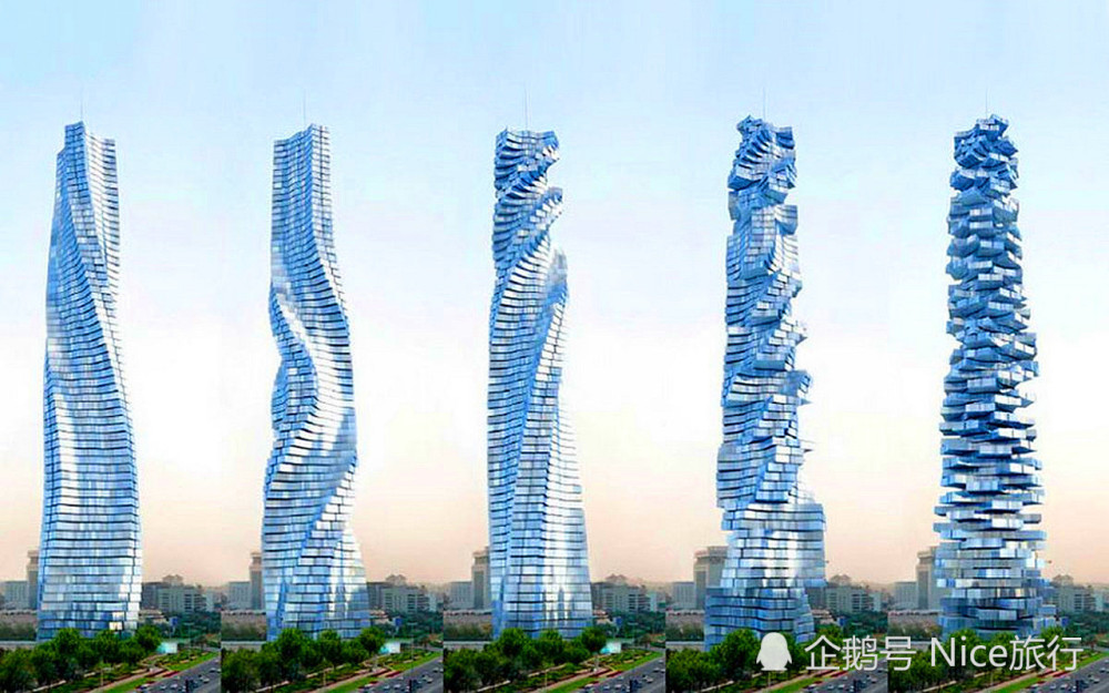 迪拜"旋转大楼":每天都在360°旋转,一套房最高达2.4亿