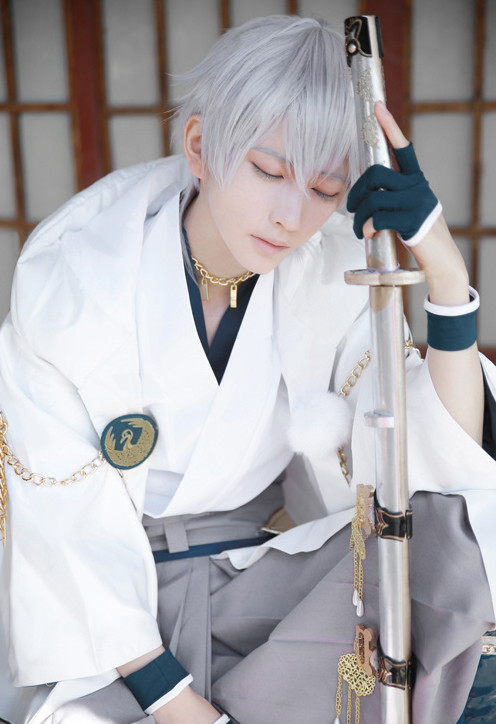 刀剑乱舞,coser,熊祁,鹤丸国永,刀剑爷爷