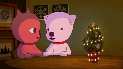 于是便有了以这对治愈可爱的小动物 为主角的系列动画短片 我能想到最