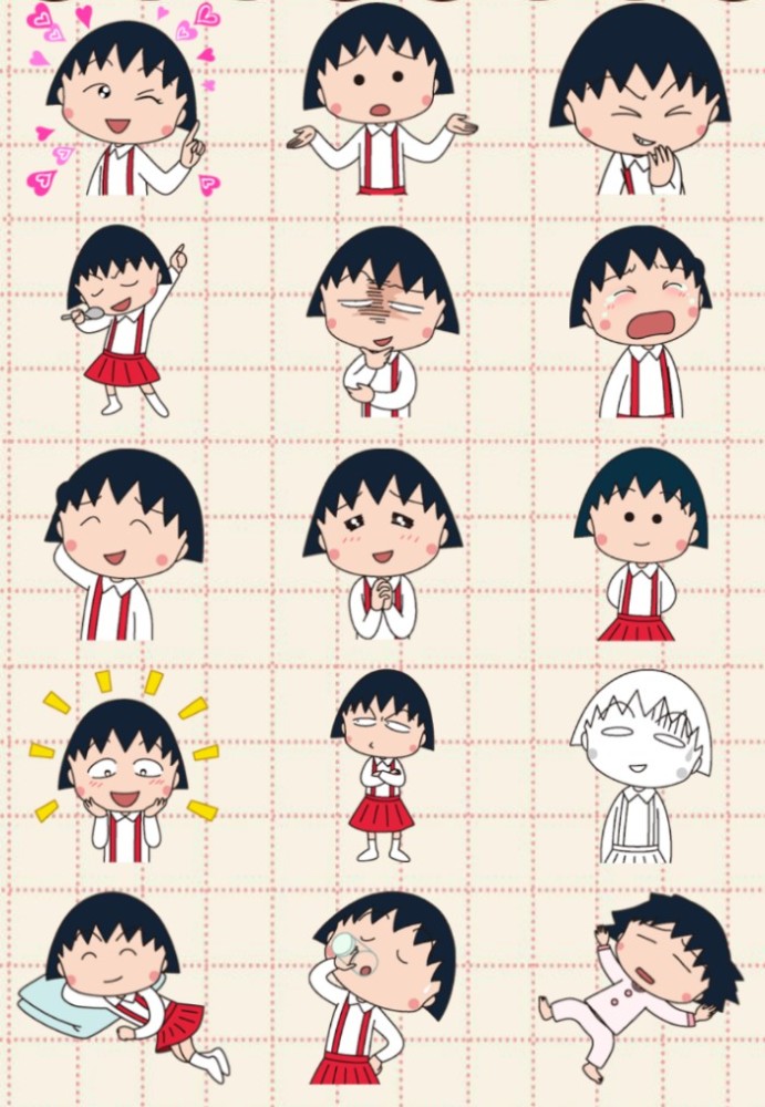 樱桃小丸子·唯美·壁纸:祝你岁月无波澜,敬我余生不悲欢
