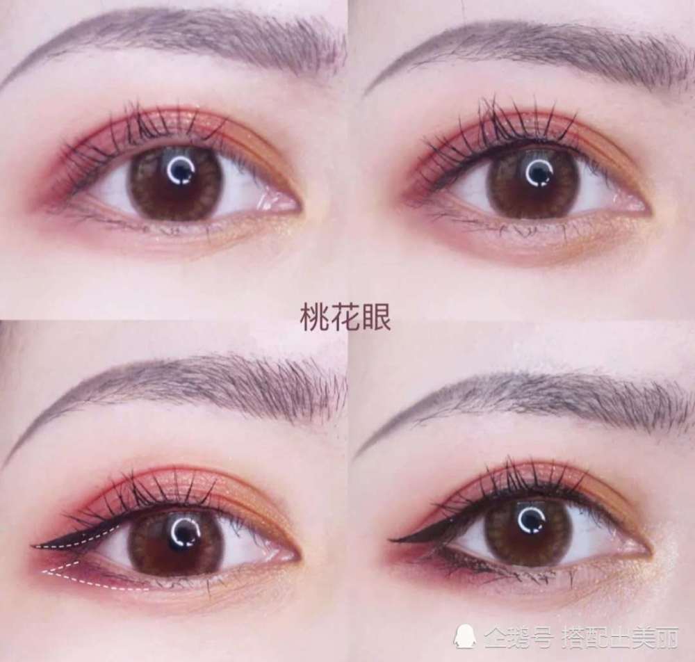 眼线干货,不同眼型分析及修饰眼线画法