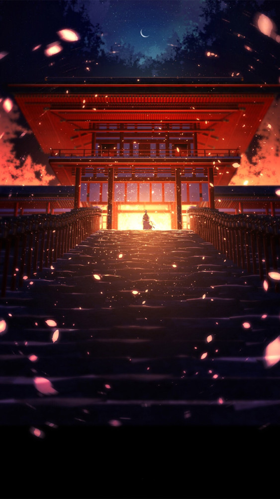 ins·优质版·古风壁纸:夜是灯火不休,你是我爱至江愁