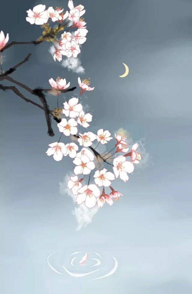 古风·二月春风·壁纸锁屏:"渭城朝雨浥轻尘,客舍青青