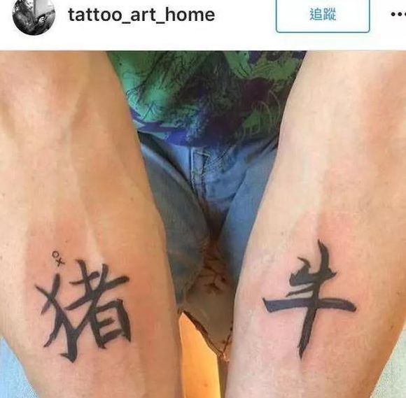歪果仁,纹身,汉字,搞笑,被坑