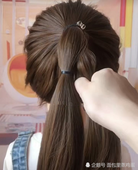 螺旋丸,橡皮筋,编发教程,女生编发,女生发型
