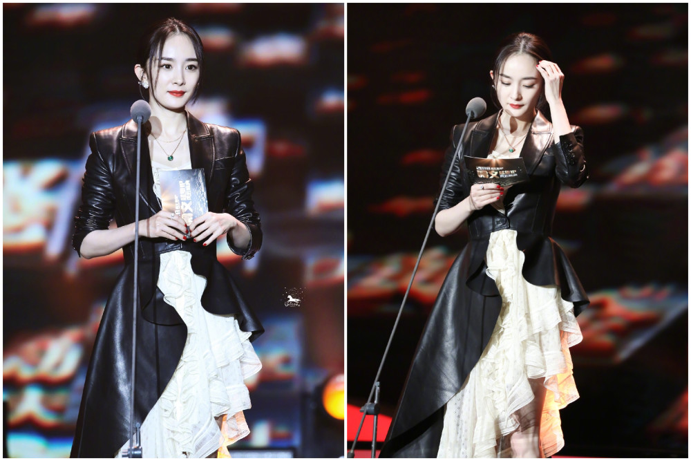 和32岁的杨幂穿同款裙,97年的关晓彤赢了吗?