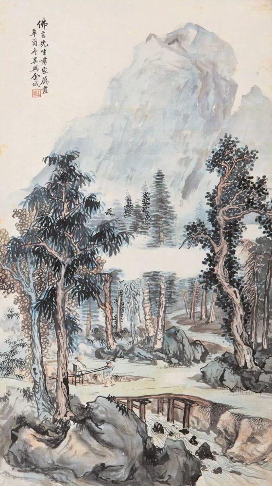 被遗忘的大师:民国国画名家金城作品欣赏