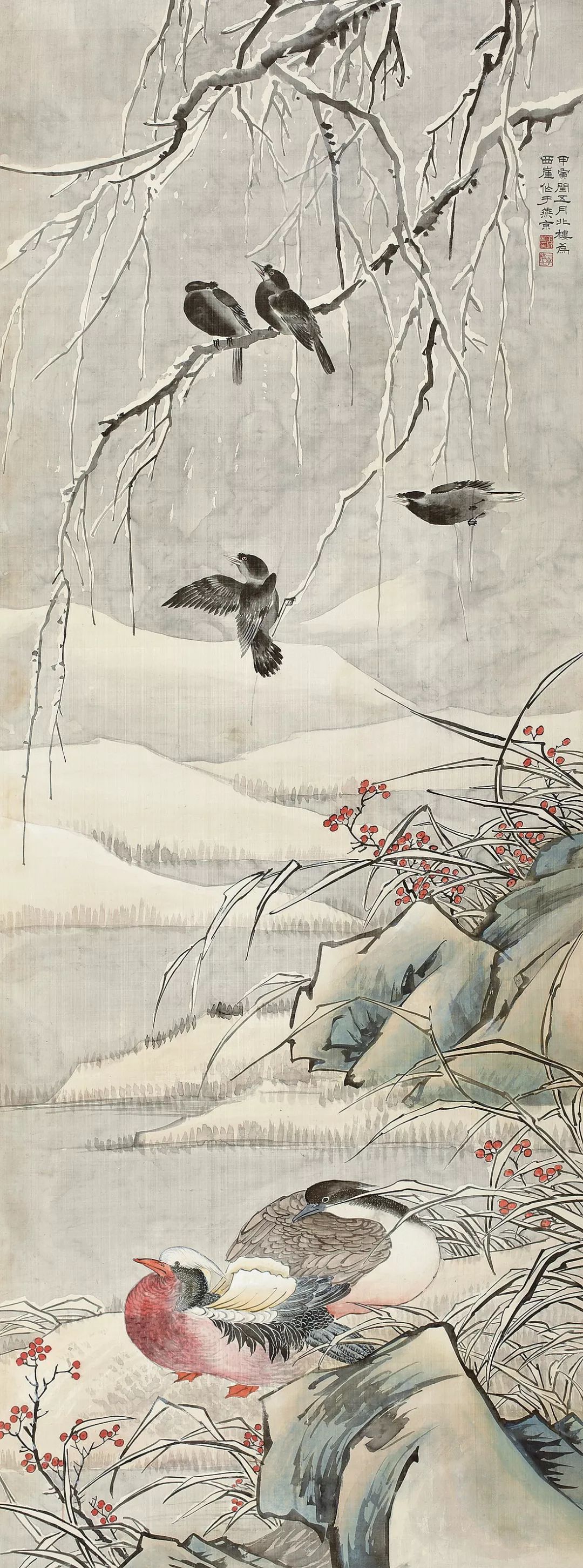 被遗忘的大师:民国国画名家金城作品欣赏