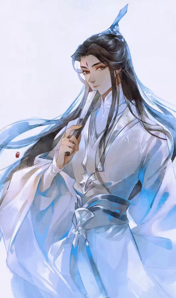 天官·古风·壁纸：黑水沉舟，青灯夜游；白衣祸世，血雨探花！-天天快报