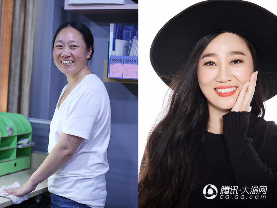 神奇！清洁工阿姨们拍写真 1秒变身摩登女郎(图)