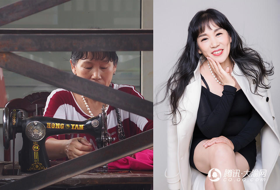 神奇！清洁工阿姨们拍写真 1秒变身摩登女郎(图)