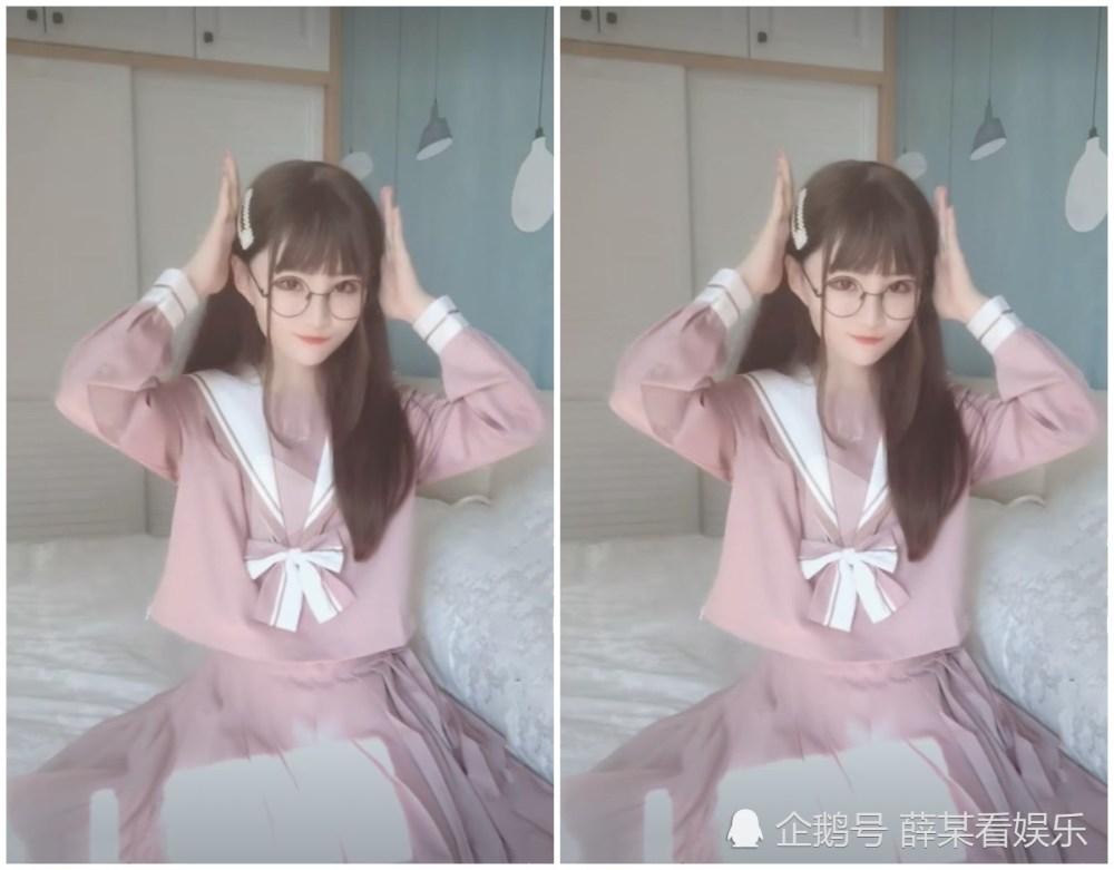 小姐姐穿上"jk制服"后,自信模样超抢镜,网友:看不出23