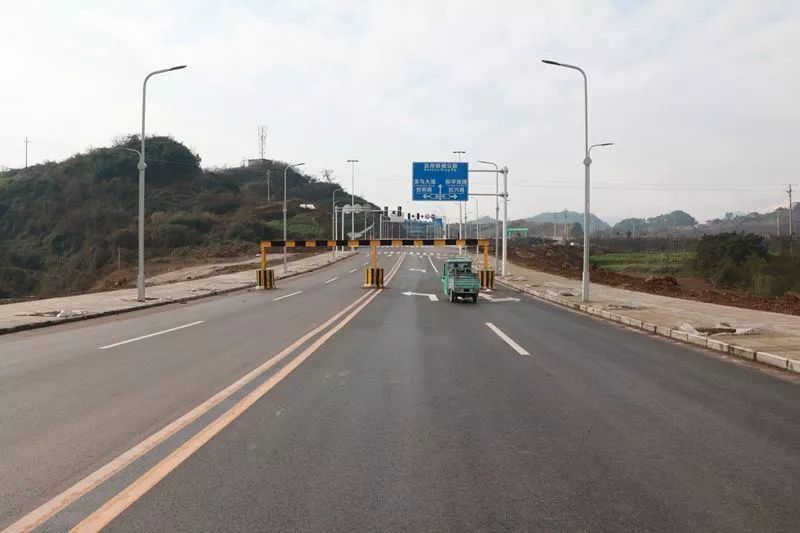 达州马踏洞片区部分道路开通啦