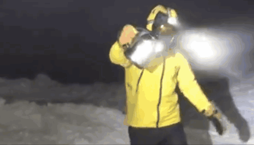 热水遇冷 闪瞎眼