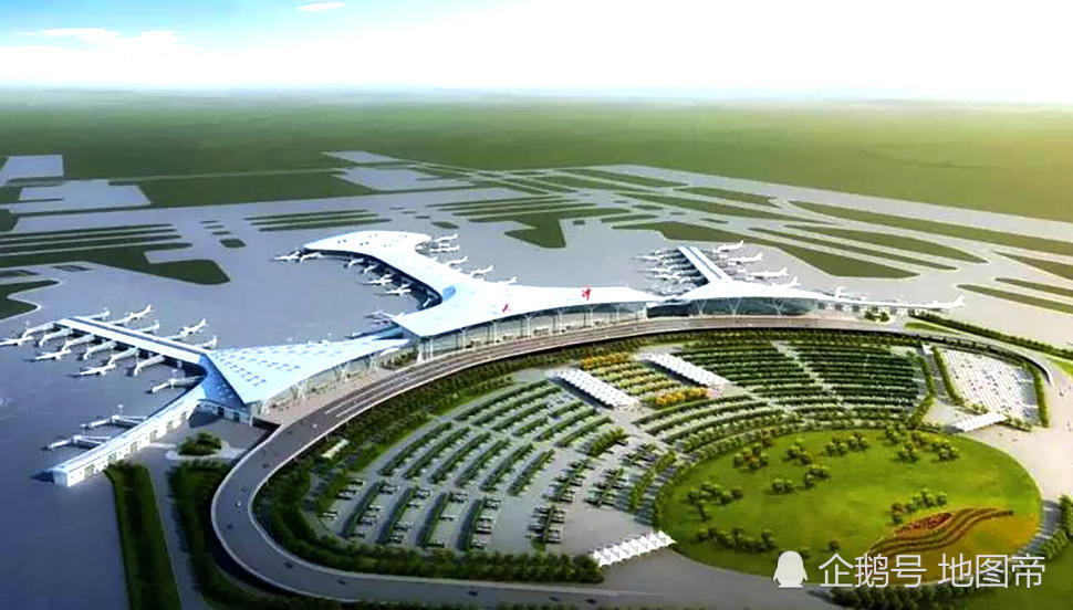 航拍天津滨海国际机场,新中国民航的摇篮