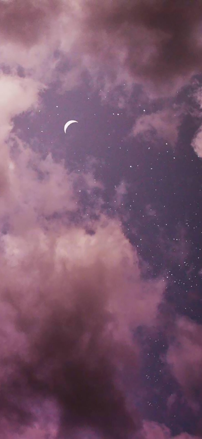 星星点点的美丽和少女心的粉色云朵,和上面的背景图一样的好看
