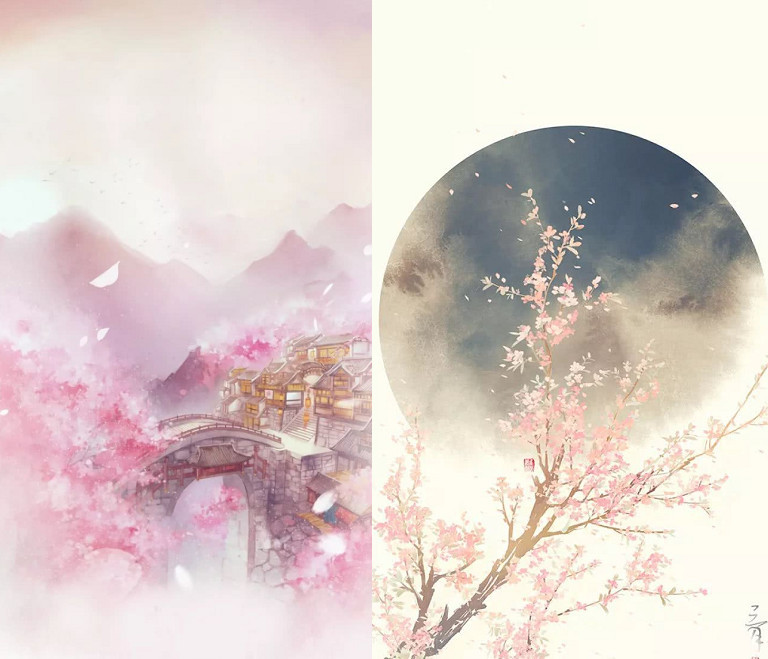 杂图 星空 古风壁纸:"斩断羁绊斩断情,不念曾经不念君