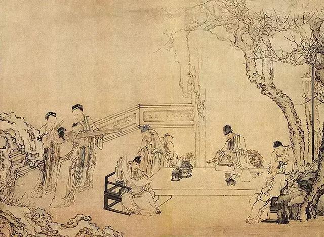 要过年了,带你通过古画,了解古代社会的家宴