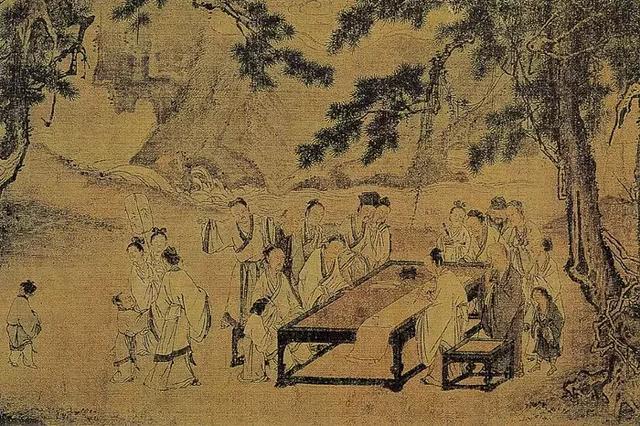 要过年了,带你通过古画,了解古代社会的家宴