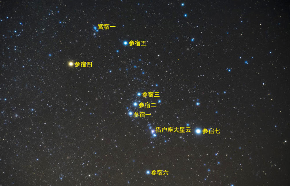 恒星,红巨星,猎户座,参宿四,参宿七