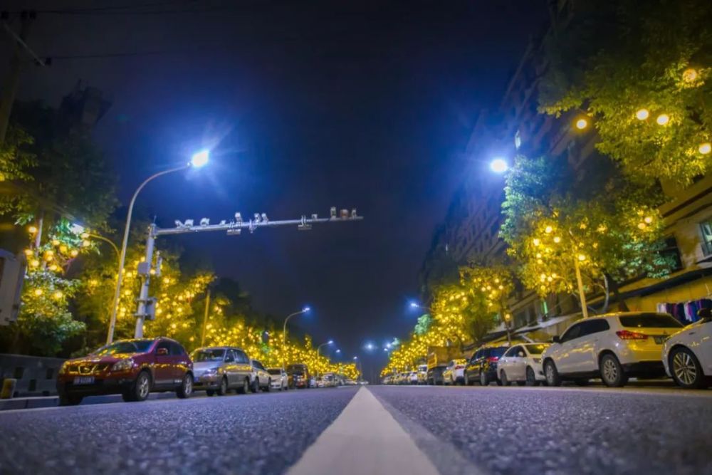 小编看见几个司机叔叔把车停在路边拍照,友情提醒:夜景虽美,开车还是