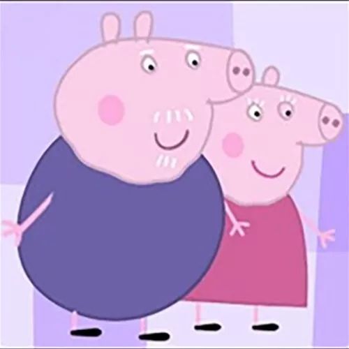 这是佩奇的外公外婆,就是佩奇妈妈的爸爸妈妈.