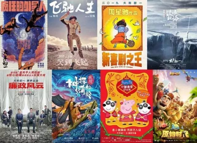 2019春节档涵盖了 喜剧,科幻,奇幻,犯罪, 悬疑,动作,家庭,动画等多种