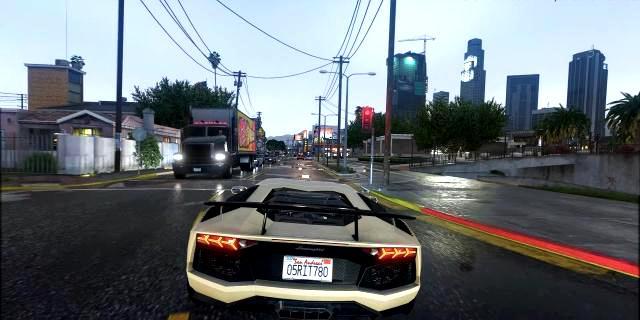 gta5:4k分辨率高画质演示,我已经很难分辨这是游戏还是现实了!