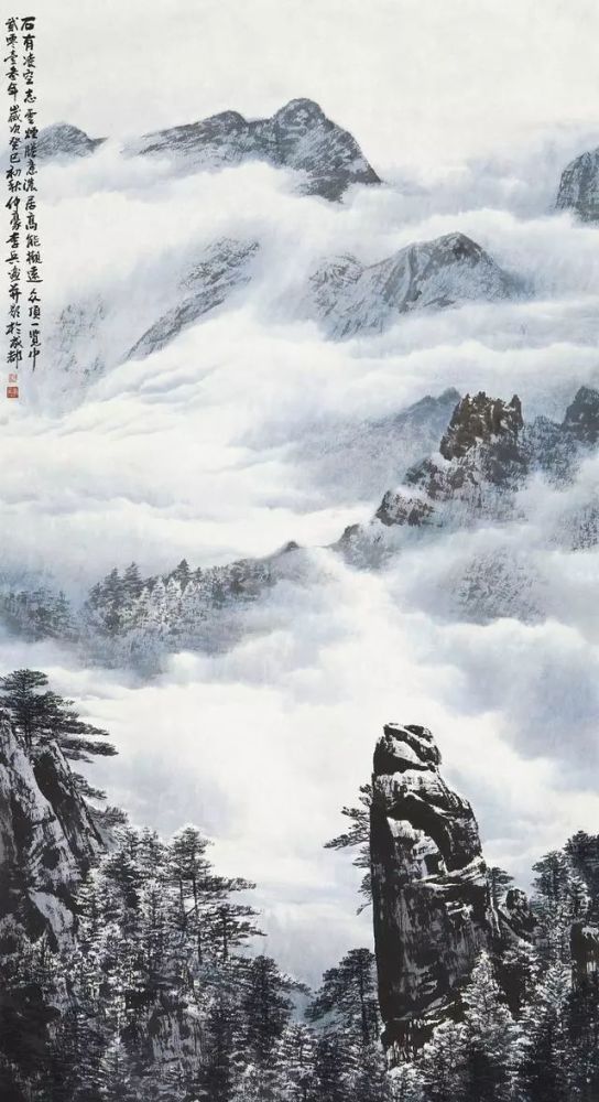 气势恢宏,刚劲雄健——这才是雪山画!
