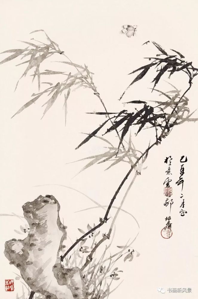 卢坤峰(1934-),当代著名画家,中国美术学院教授,作品清新,高雅富有