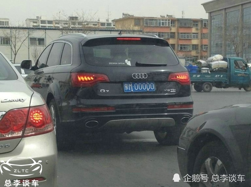 国内最贵q7,价值三百多万,用的是赛车v12柴油机,车牌霸气