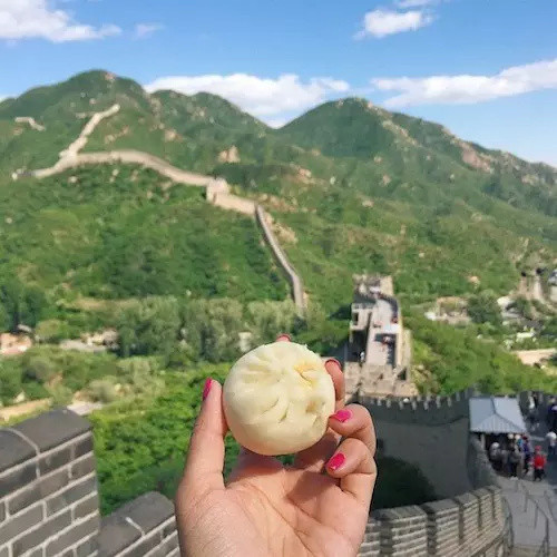 这位姑娘吃遍整个世界 用美食诱惑了十万粉丝 