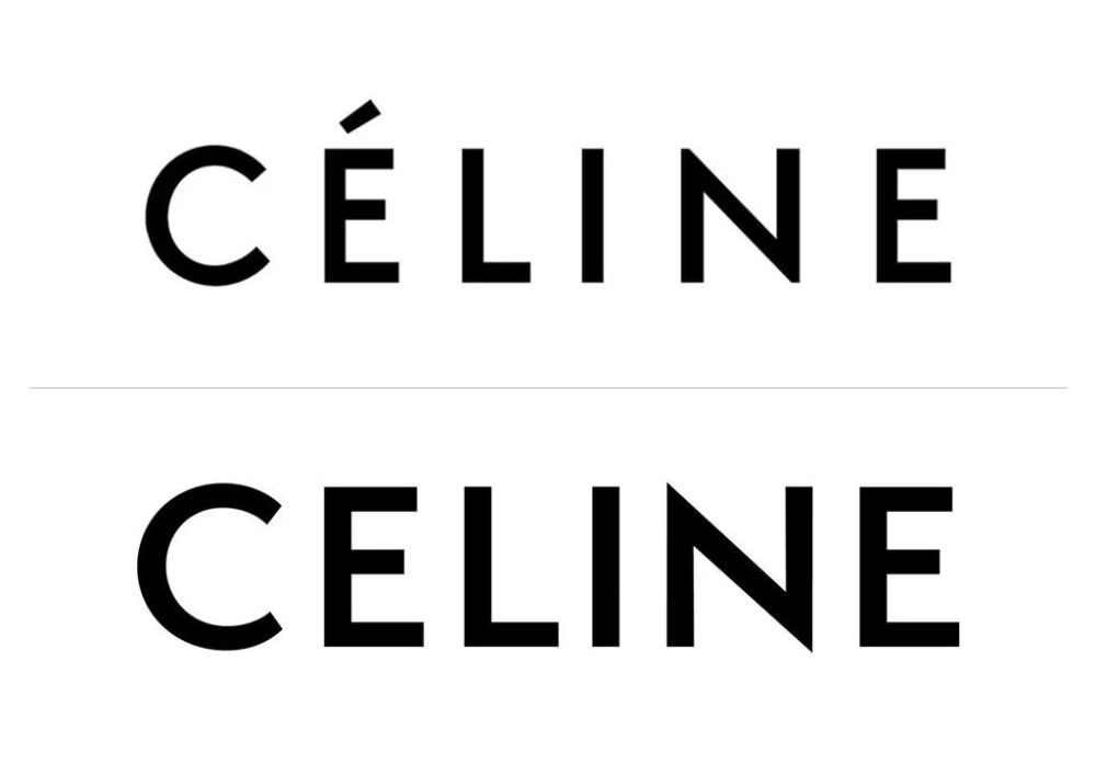 celine标志logo图片,celine商标 celine 旧(上)与新(下)logo