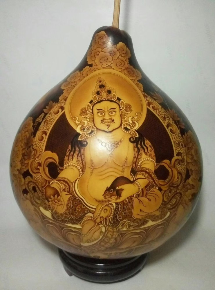 葫芦烙画和压花艺术,大师之作赏析
