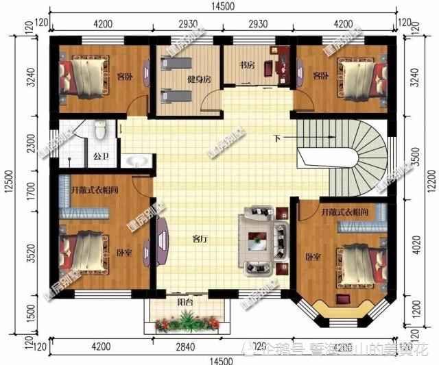 两栋面宽14米多的农村自建房,外观简约靓丽,建来既好住又便宜