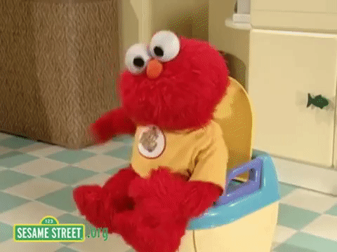 技卓越的红毛怪兽elmo,是《芝麻街》全体居民里在gif表情界最红的家伙