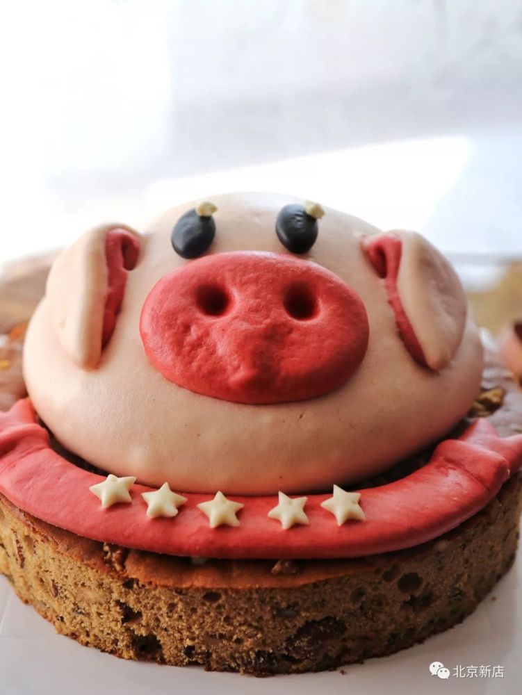 蛋糕,西贝,糕点,枣糕,生日蛋糕,猪头
