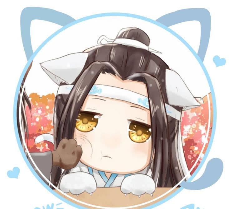 魔道祖师:忘羡q版情侣头像,赶快找一个人一起用吧!