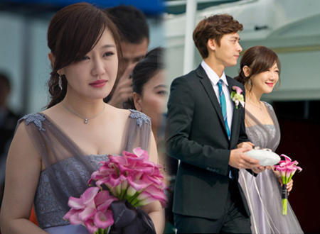 明星豪华伴娘团,靓颖的伴娘个个美过她