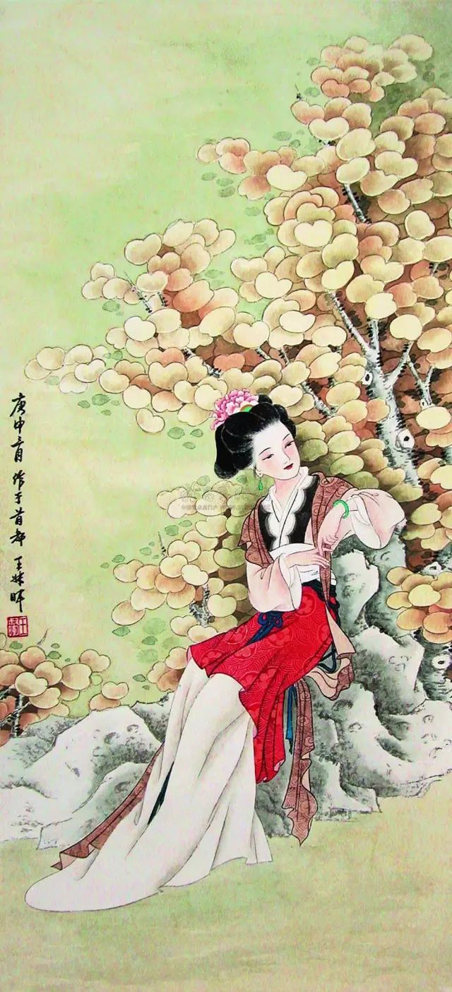 近现代工笔仕女画的典范——王叔晖工笔重彩仕女画分享