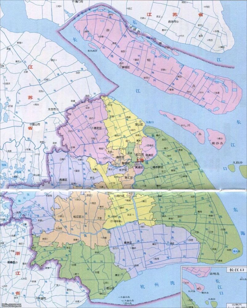 直辖市地图:北京、上海、天津、重庆