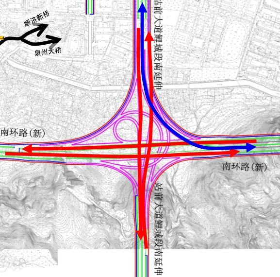 新南环路,泉州,池峰路,站前大道,鲤城