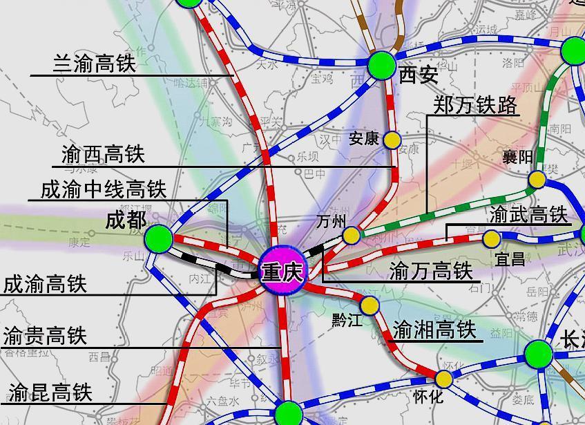 湖北有望再添一条高速铁路,沟通武汉与重庆,途经宜昌等城市县区