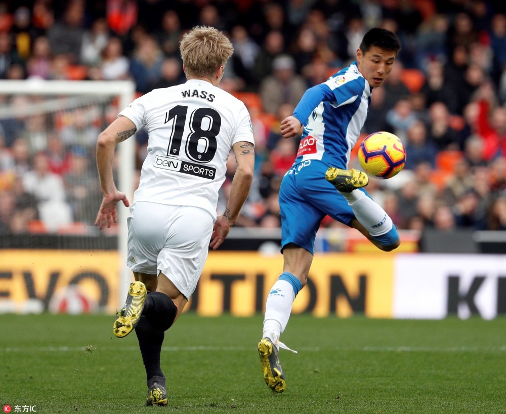 名记:武磊是西班牙人福星 下场比赛仍有机会首