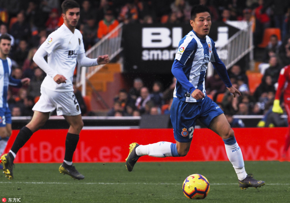 名记:武磊是西班牙人福星 下场比赛仍有机会首