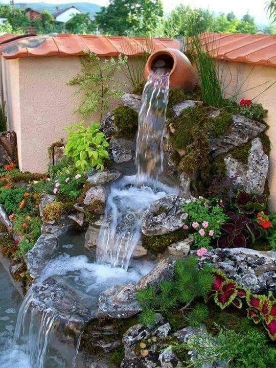 假山喷泉 中式庭院少不了流水,假山,将流水与假山结合起来,塑造出"