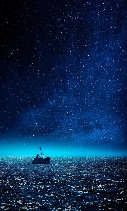 唯美 星空宇宙 背景图 请告诉我你喜欢我 其余的我都不想听 看点快报
