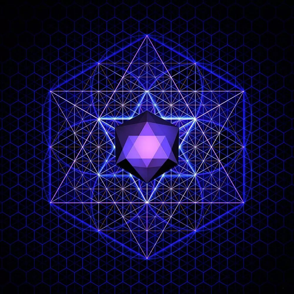 生命之花,生命之树 梅塔特隆分形 能量到物质,神圣几何,梅尔卡巴 最后