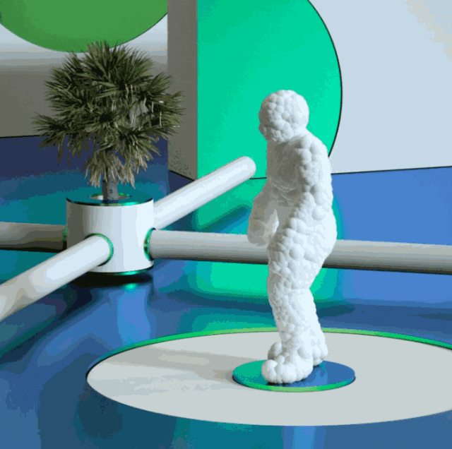 这个工作室设计的3d图,每个画面都好有趣!