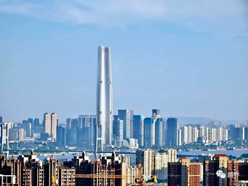 武汉绿地中心,第一高楼,武汉,华中,绿地,武汉天河机场